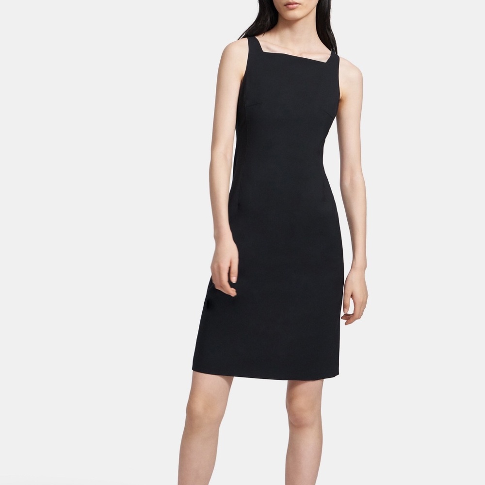 NWT Square Neck Dress in Good Wool - Size Medium